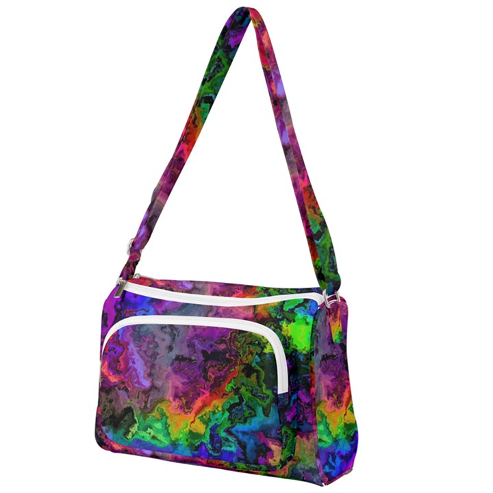 Pride Marble Front Pocket Crossbody Bag