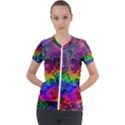 Pride Marble Short Sleeve Zip Up Jacket View1