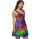 Pride Marble Ruffle Strap Babydoll Chiffon Dress View3