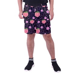 Dark Blossom Peaches Pocket Shorts by SpankoGoods