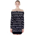 Galatians 5 Long Sleeve Off Shoulder Dress View1