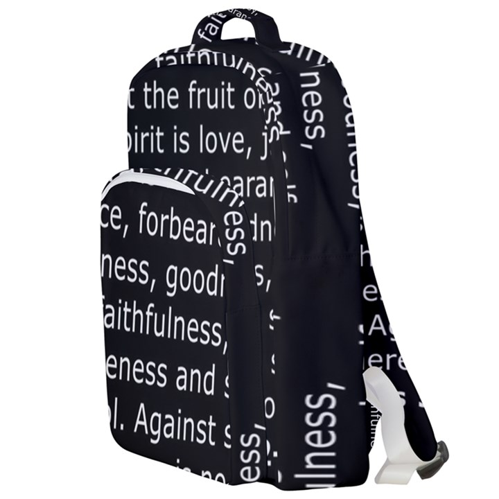 Galatians 5 Double Compartment Backpack