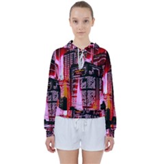 Cybercity Women s Tie Up Sweat