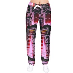 Cybercity Women Velvet Drawstring Pants