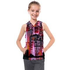 Cybercity Kids  Sleeveless Hoodie by Sparkle