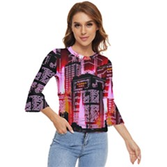 Cybercity Bell Sleeve Top