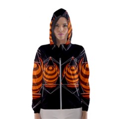 Geometry Women s Hooded Windbreaker