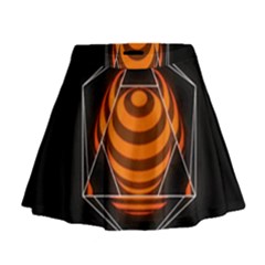 Geometry Mini Flare Skirt by Sparkle