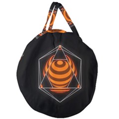 Geometry Giant Round Zipper Tote by Sparkle