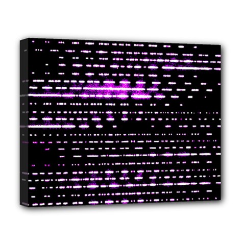 Purplestars Deluxe Canvas 20  X 16  (stretched) by Sparkle