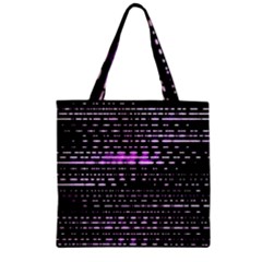 Purplestars Zipper Grocery Tote Bag by Sparkle