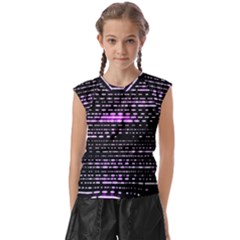 Purplestars Kids  Raglan Cap Sleeve T-shirt by Sparkle