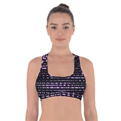 Purplestars Cross Back Sports Bra by Sparkle