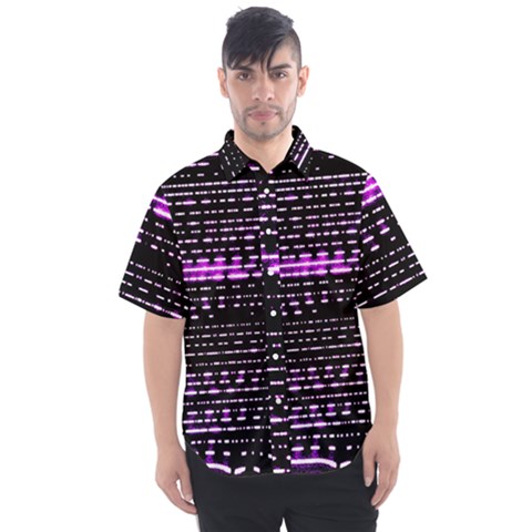 Purplestars Men s Short Sleeve Shirt by Sparkle