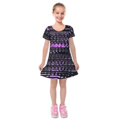 Purplestars Kids  Short Sleeve Velvet Dress