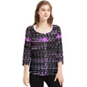 Purplestars Chiffon Quarter Sleeve Blouse View1