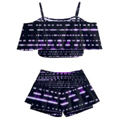 Purplestars Kids  Off Shoulder Skirt Bikini by Sparkle