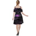 Purplestars Cut Out Shoulders Chiffon Dress View2