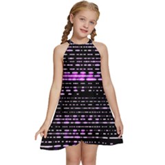 Purplestars Kids  Halter Collar Waist Tie Chiffon Dress by Sparkle