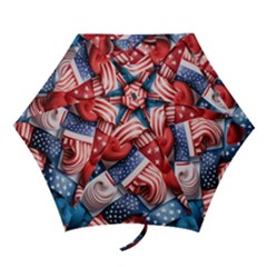 Us Presidential Election Colorful Vibrant Pattern Design  Mini Folding Umbrellas by dflcprintsclothing