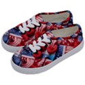 Us presidential election colorful vibrant pattern design  Kids  Classic Low Top Sneakers View2