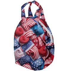 Us Presidential Election Colorful Vibrant Pattern Design  Travel Backpack by dflcprintsclothing