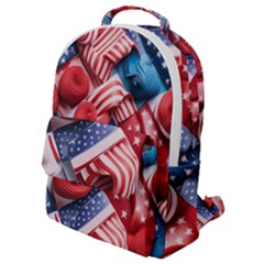 Us Presidential Election Colorful Vibrant Pattern Design  Flap Pocket Backpack (small) by dflcprintsclothing