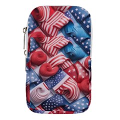 Us Presidential Election Colorful Vibrant Pattern Design  Waist Pouch (large) by dflcprintsclothing