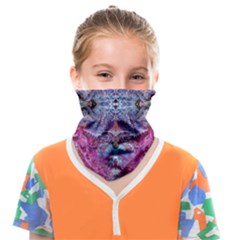 Fuchsia Blend June Face Covering Bandana (kids) by kaleidomarblingart