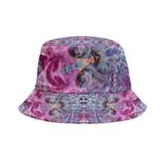 Fuchsia Blend June Inside Out Bucket Hat by kaleidomarblingart