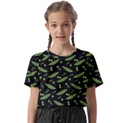 Peas Pattern 20 Kids  Basic T-shirt by CocoBellKidsTV24