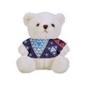 Fractal Triangle Geometric Abstract Pattern Full Print Cuddly Teddy Bear View1