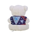 Fractal Triangle Geometric Abstract Pattern Full Print Cuddly Teddy Bear View2