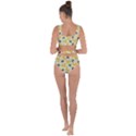 Bees Pattern Honey Bee Bug Honeycomb Honey Beehive Bandaged Up Bikini Set  View2