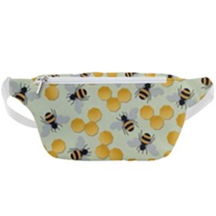 Bees Pattern Honey Bee Bug Honeycomb Honey Beehive Waist Bag  by Bedest