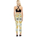 Bees Pattern Honey Bee Bug Honeycomb Honey Beehive Pocket Leggings  View2