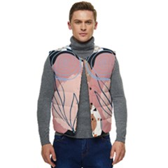 Abstract Boho Bohemian Style Retro Vintage Men s Button Up Puffer Vest	 by Proyonanggan