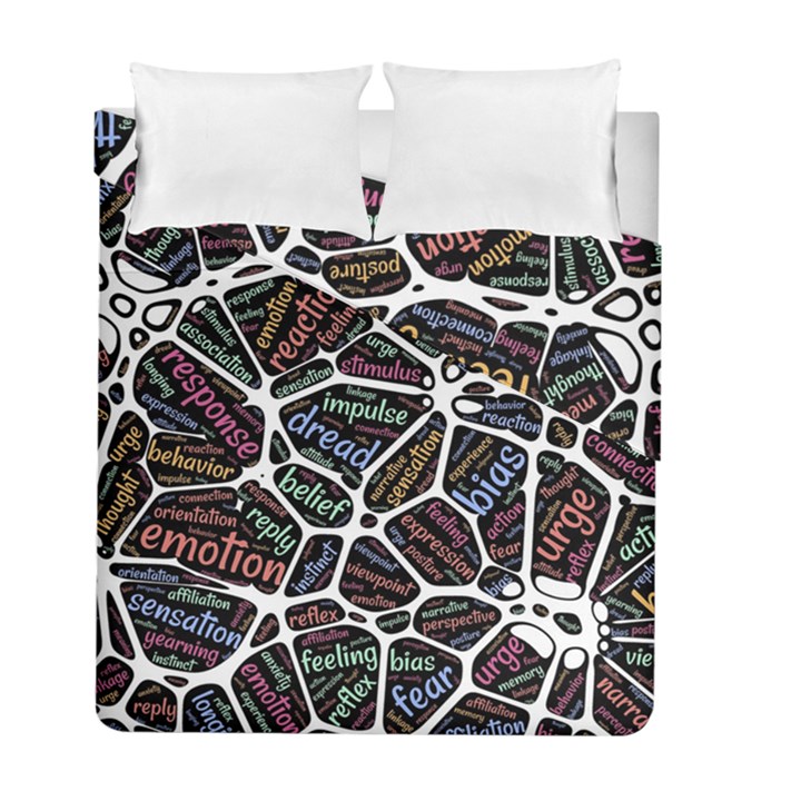 Mental Human Experience Mindset Duvet Cover Double Side (Full/ Double Size)