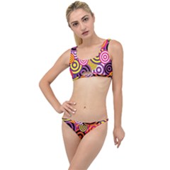 Abstract Circles Background Retro The Little Details Bikini Set by Ravend