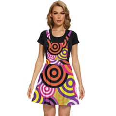 Abstract Circles Background Retro Apron Dress by Ravend