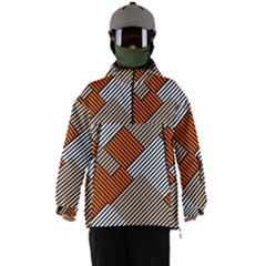 Abstract Pattern Line Art Design Decoration Men s Ski And Snowboard Waterproof Breathable Jacket