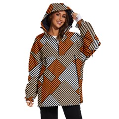 Abstract Pattern Line Art Design Decoration Women s Ski And Snowboard Waterproof Breathable Jacket