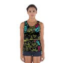 Keep Smiling Doodle Sport Tank Top  View1