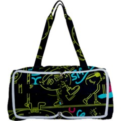 Keep Smiling Doodle Multi Function Bag by Cemarart