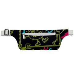 Keep Smiling Doodle Active Waist Bag by Cemarart