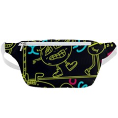 Keep Smiling Doodle Waist Bag  by Cemarart