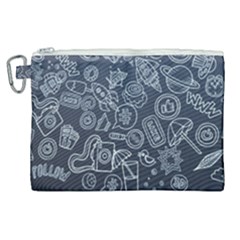 Internet Planet Drink Computer Canvas Cosmetic Bag (xl) by Proyonanggan