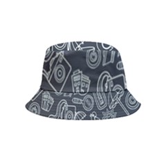 Internet Planet Drink Computer Bucket Hat (kids) by Proyonanggan