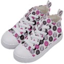 Pattern Seamless Design Decorative Kids  Mid-Top Canvas Sneakers View2