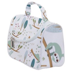 Pattern Sloth Woodland Satchel Handbag by Hannah976